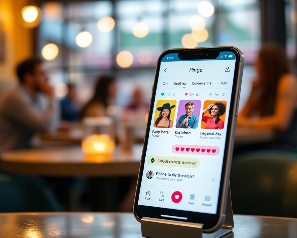 Hinge user interface Hinge user interface