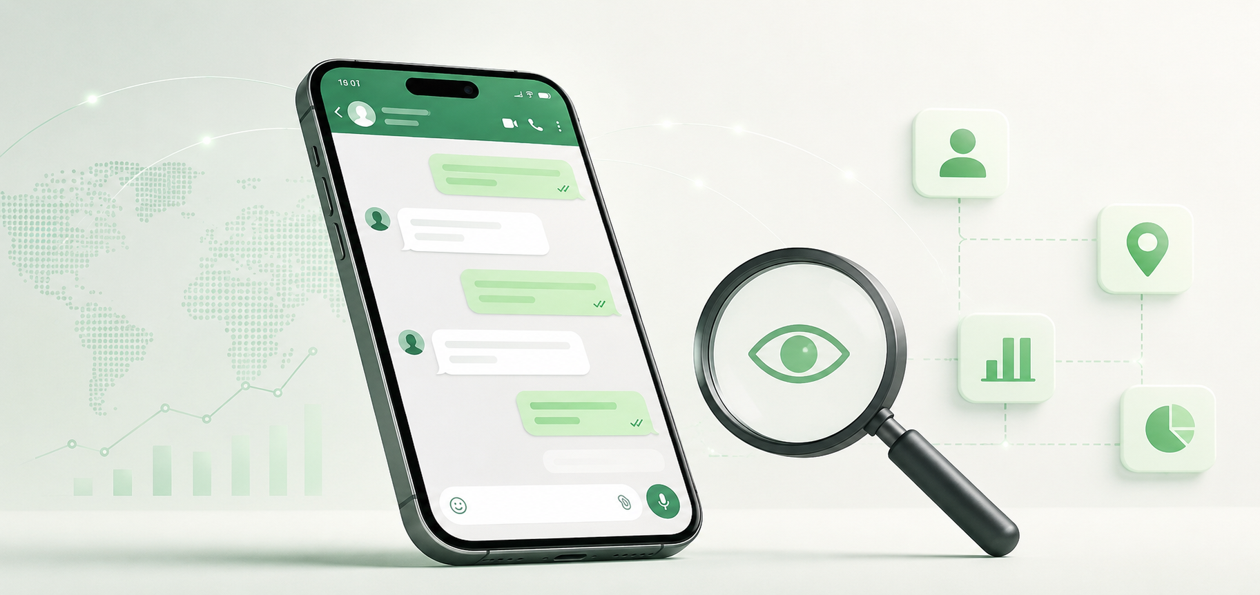 Recent apps that help you monitor people on WhatsApp anywhere